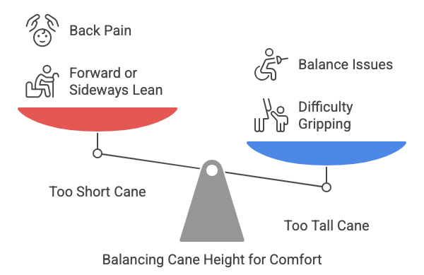Physical Disadvantages of Using a Cane