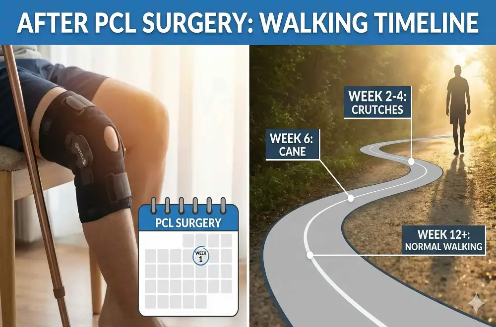 After PCL Surgery When Can I Walk Normally?
