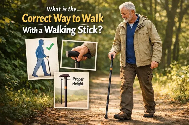 What is the Correct Way to Walk With a Walking Stick