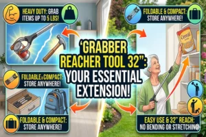 Grabber Reacher Tool 32 – Heavy Duty Foldable & Easy Use