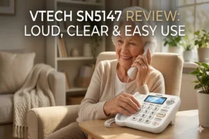 VTech SN5147 Senior Phone Review Loud Clear & Easy Use