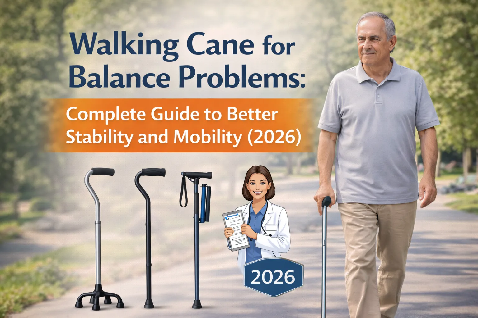 Walking Cane for Balance Problems Complete Guide to Better Stability and Mobility