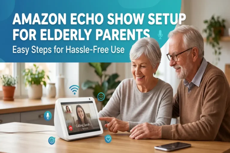 Amazon Echo Show Setup for Elderly Parents