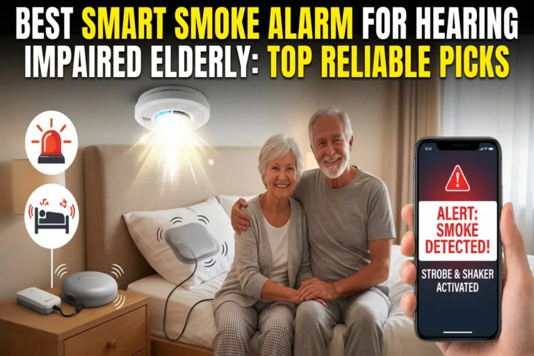 Best Smart Smoke Alarm for Hearing Impaired Elderly