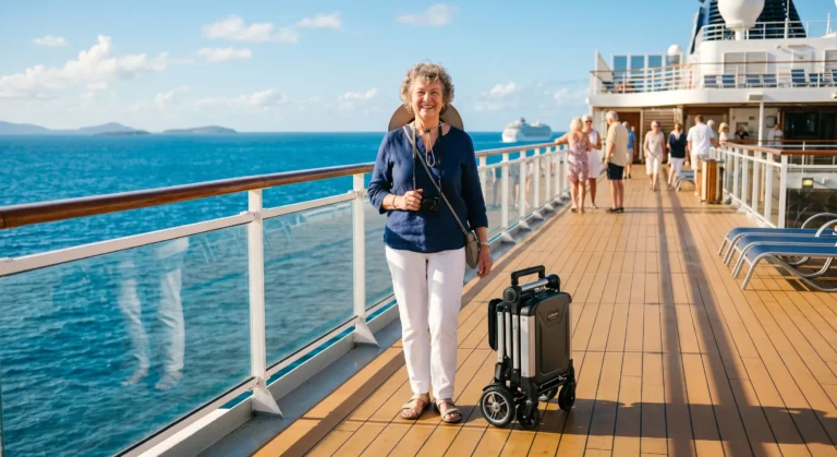 Folding Mobility Scooter for Cruise Ships