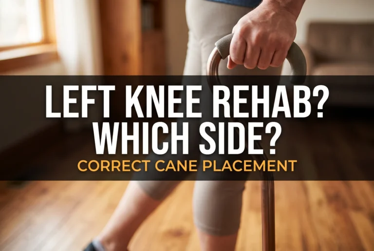 Cane on Which Side After Left Knee Replacement