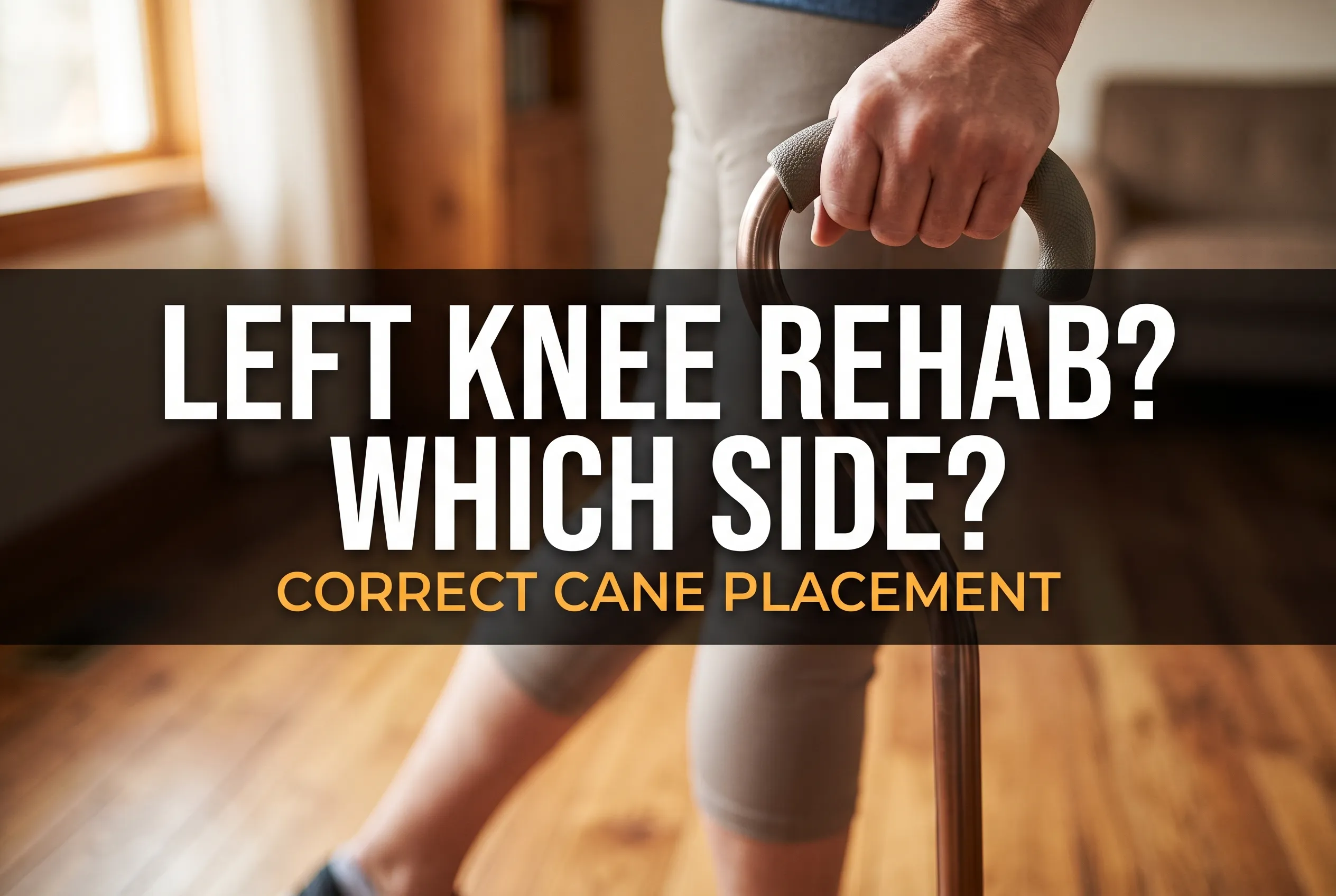 Cane on Which Side After Left Knee Replacement
