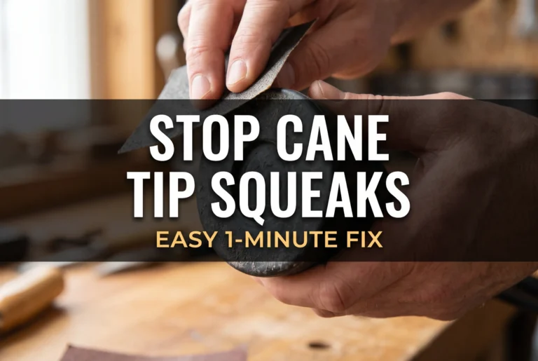 How to Stop Cane Tip from Squeaking