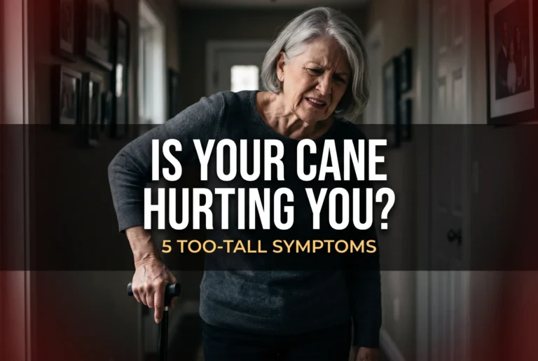 Is My Cane Too Tall Symptoms: Signs Your Walking Stick Needs Adjustment