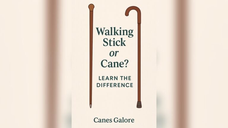 Can I Use a Walking Stick Instead of a Cane