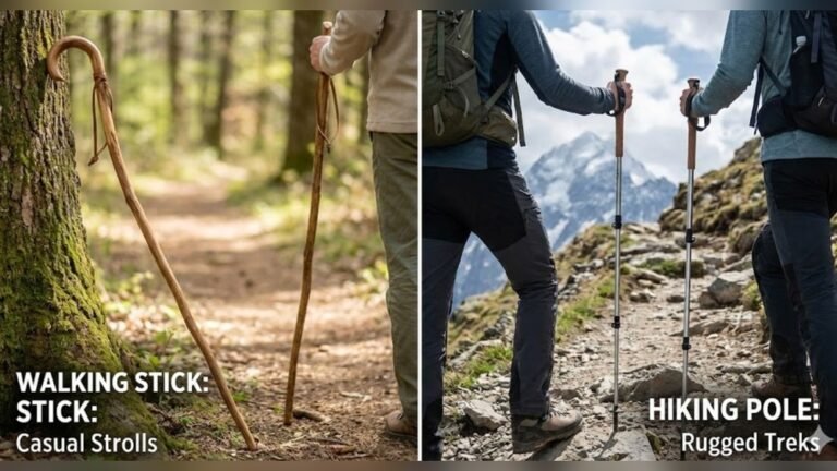 What is the Difference between Walking Sticks And Trekking Poles